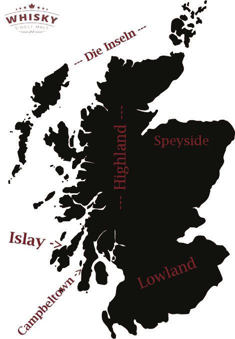 Die Whiskyregionen Schottlands im Überblick